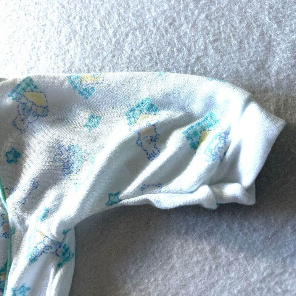 BabyGro Small Newborn 0-3 Months Footed Made USA romper‎ sleep suit Snap - Picture 3 of 8